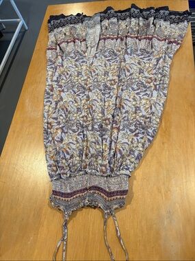 be cool ~ Floral Tube Dress Purple Gold Little House on the Prairie Style